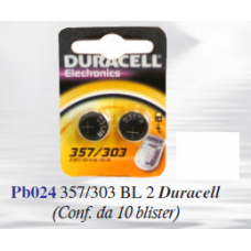DURACELL 357/308 BL2 (Cf 10 blister)
